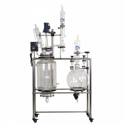 50L Chemical Reactor with Collection Flask