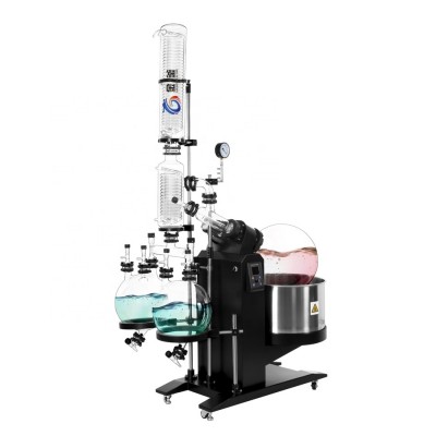 Electric Lift Rotary Evaporator 50L with Dual Receiving Flask