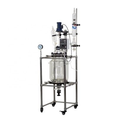 Pilot Plant Double Jacket Glass Reactor