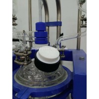 10lL/20L/30L/50L/80L/100L lab frequency control single glass Reactor